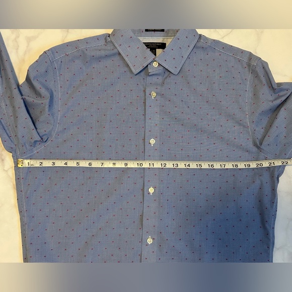 Banana Republic Non-Iron Dress Shirt - Sz L - Picture 9 of 14